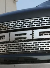 American Car Craft 4Pc Brushed Stainless Steel Front Grille Ford Raptor 2010-2014                                     - ACC-772019 - Image 3