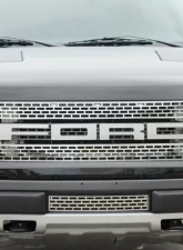 American Car Craft 4Pc Brushed Stainless Steel Front Grille Ford Raptor 2010-2014                                     - ACC-772019 - Image 3