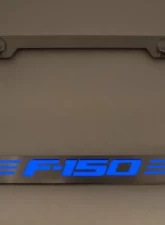 American Car Craft Illuminated White Custom License Plate Frame w/F-150 Lettering Ford F-150                                     - ACC-772023-WHTL - Image 3