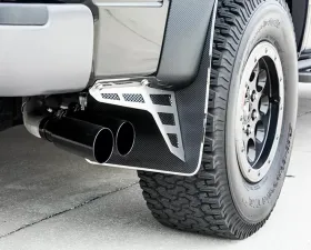 American Car Craft Stainless Steel Carbon Fiber Rear Mud Guards Kits Ford Raptor 2010-2014