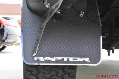 American Car Craft 3 Layer Construction Raptor Style Carbon Fiber Front Mud Guards Ford Raptor 2010-2014 - ACC-772030