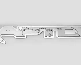 American Car Craft Stainless Steel & Size Raptor Deluxe Emblem Ford Raptor 2010-2014