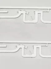 American Car Craft 2Pc 15" Polished Stainless Steel Raptor Frame Style Emblems Ford Raptor 2010-2014                                     - ACC-772038 - Image 2