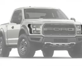 American Car Craft 2Pc Carbon Fiber Wrap Premium Vinyl Headlight Ford Raptor 2017-2020