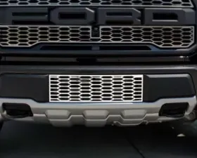 American Car Craft Brushed Stainless Steel Front Lower Grille Overlay Ford Raptor 2017-2020