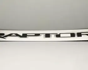 American Car Craft Stainless Steel Durable ABS Lettering Front Raptor Logo Center Grille Ford Raptor 2017-2020