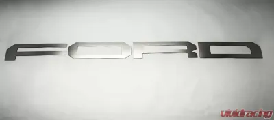 American Car Craft Brushed Premium Stainless Steel Ford Tailgate Letters Ford Raptor 2017-2020 - ACC-772063