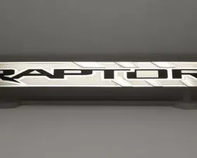 American Car Craft Stainless Steel Center Grille Raptor Logo w/Claw Slash Ford Raptor 2017-2020