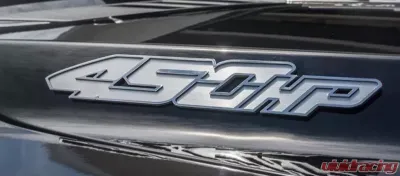 American Car Craft 2Pc Deluxed Polished w/Brushed Trim 450HP Emblems Ford Raptor 2017-2020 - ACC-772083