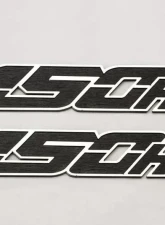 American Car Craft 2Pc Black Brushed Vinyl 450HP Custom Emblems Ford Raptor 2017-2020                                     - ACC-772087 - Image 2