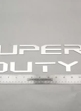 American Car Craft Polished Stainless Steel Super Duty Front Letter Inserts Ford F-250 | F-350 Super Duty 2017                                     - ACC-772096 - Image 3