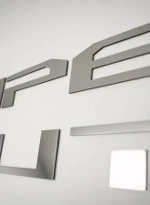 American Car Craft Polished Stainless Steel Super Duty Tailgate Letter Inserts Ford F-250 | F-350 Super Duty 2017                                     - ACC-772097 - Image 2