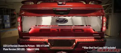 American Car Craft Stainless Steel Red LED Tailgate Upgrade Kit Ford F-150 2018-2019 - ACC-772098
