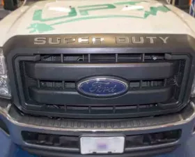 American Car Craft Polished Stainless Steel Super Duty Letter Inserts Ford F-350 2012-2016