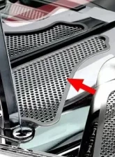American Car Craft Perforated Insert Stainless Steel Rear Cowl Covers Chevrolet Corvette Coupe C8 2020-2024                                     - ACC-883022 - Image 2