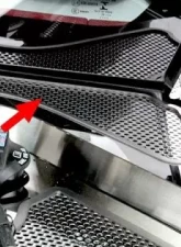 American Car Craft Perforated Insert Stainless Steel Rear Cowl Covers Chevrolet Corvette Coupe C8 2020-2024                                     - ACC-883022 - Image 3