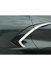 American Car Craft 4Pc Brushed Finish w/Chrome Molding Side Vent Trim Chevrolet C8 Corvette Stingray 2020-2024                                     - ACC-882014 - Image 2