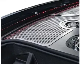 American Car Craft Brushed w/Polished Inserts Perforated Fender Covers Chevrolet C8 Corvette Stingray 2020-2024