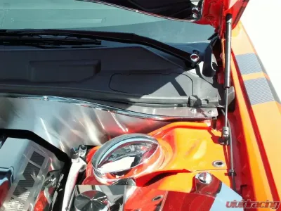 American Car Craft 2Pc Brushed Stainless Steel Firewall Extensions Dodge Challenger 2008-2023 - ACC-153021