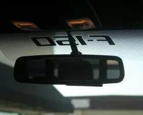 American Car Craft Brushed Stainless Rear View Mirror Trim Ford Raptor 2010-2014