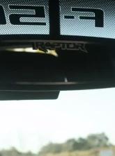 American Car Craft Brushed Stainless Rear View Mirror Trim Ford Raptor 2010-2014                                     - ACC-771002 - Image 2