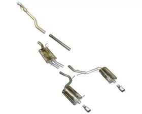 Milltek Catback Exhaust System Audi A4 1.8T B6 Quattro Saloon - Avant 190BHP (6 speed) 2003-2005