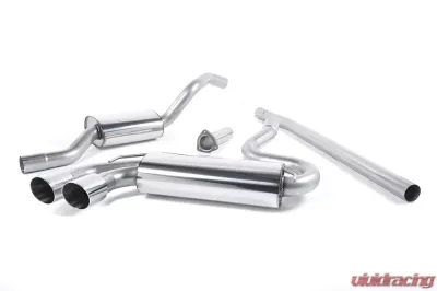 Milltek Resonated Downpipe Back Exhaust System Audi Coupe UR Quattro 10v Turbo 1981-1989 - MCXAU101