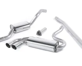 Milltek Resonated Downpipe Back Exhaust System Audi Coupe UR Quattro 10v Turbo 1981-1989