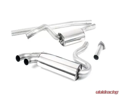 Milltek Resonated Downpipe Back Exhaust System Audi Coupe UR Quattro 10v Turbo 1981-1989 - MCXAU102