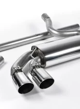 Milltek Non-Resonated Downpipe-Back Exhaust System Audi Coupe UR Quattro 10v Turbo 1981-1989                                     - MCXAU104 - Image 2