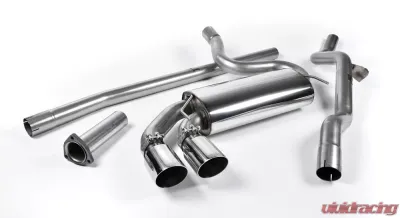 Milltek Non-Resonated Downpipe-Back Exhaust System Audi Coupe UR Quattro 10v Turbo 1981-1989 - MCXAU104