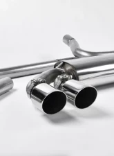 Milltek Non-Resonated Downpipe-Back Exhaust System Audi Coupe UR Quattro 10v Turbo 1981-1989                                     - MCXAU104 - Image 3