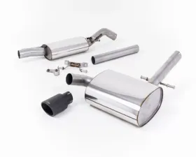 Milltek Resonated Catback Exhaust System Volkswagen Corrado G60 1.8 1988-1991
