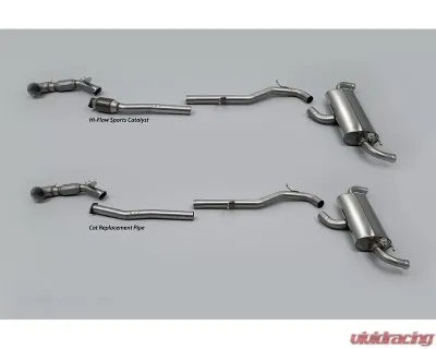 Milltek Valved 3 Inch Race Turboback Exhaust System with High Flow Cat Audi TT RS Quattro 2007-2012 - SSXAU250