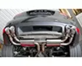 Milltek Resonated Catback Exhaust System Porsche 958 Cayenne Turbo 4.8 V8 2010-2018