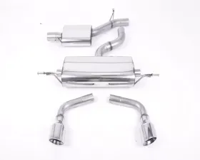 Milltek Resonated Catback Exhaust System Audi TT Mk2 3.2 Quattro 2006-2010