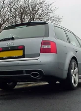 Milltek 2.75 inch Catback Exhaust System Resonated w/150 x 95mm Black Oval Tips Audi RS6 C5 V8 Bi-Turbo Avant 2003-2004                                     - SSXAU212 - Image 3