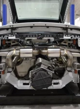 Milltek 3.00 inch Race Catback Exhaust System Audi R8 V10 5.2 FSI Quattro Spyder 2006-2012                                     - SSXAU269 - Image 4