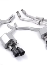 Milltek 2.76 inch Catback Exhaust System Resonated w/Polished Quad 100mm GT100 Tips Audi S6 C7 4.0 TFSI Quattro 2012-2018                                     - SSXAU332 - Image 6