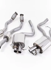 Milltek 2.37 inch Catback Exhaust System Non Resonated Audi RS5 Coupe 2011-2018                                     - SSXAU334 - Image 6