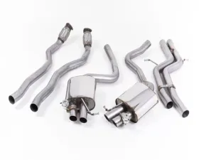 Milltek 2.37 inch US Spec Catback Exhaust System Audi RS5 Coupe 2011-2018
