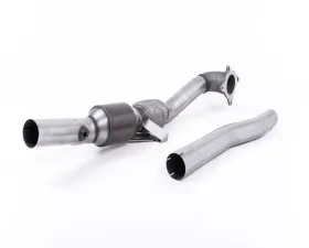 Milltek 3.00 inch Large Bore Downpipe and Hi-Flow Sports Cat Audi TT Mk2 2.0 TFSi 2WD 2007-2010