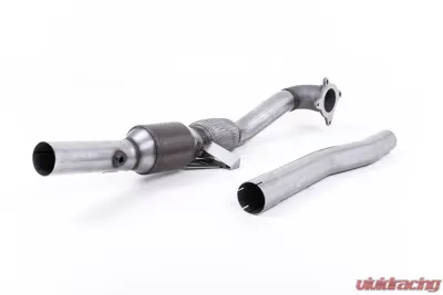Milltek 3.00 inch Large Bore Downpipe and Hi-Flow Sports Cat Audi TT Mk2 2.0 TFSi 2WD 2011-2014 - SSXAU348