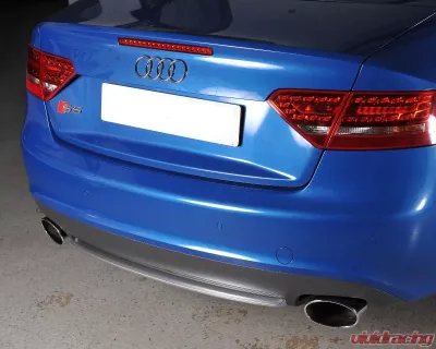 Milltek 2.37 inch Catback Exhaust System w/Polished Oval 150 x 95mm Tips Audi S5 B8 Cabriolet 3.0TFSI Quattro S Tronic 2008-2016 - SSXAU356