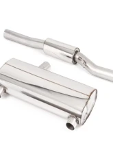 Milltek 3.00 inch Race Catback Exhaust System Resonated w/Black Velvet Dual GT100 Style Tips Audi TT 225 Quattro Roadster 2000-2006                                     - SSXAU425 - Image 2