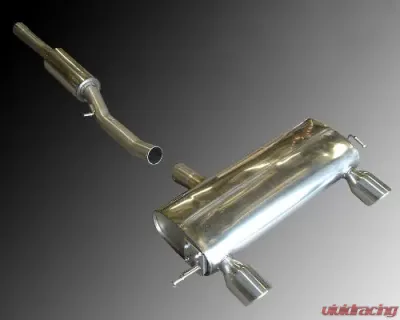 Milltek 3.00 inch Race Catback Exhaust System Non Resonated w/Dual Titanium GT100 Style Tips Audi TT 225 Quattro Roadster 2000-2006 - SSXAU428