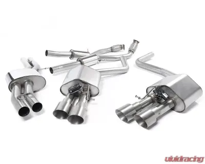 Milltek Non-Resonated Catback Exhaust System Audi S8 4.0 TFSI Quattro Tiptronic 2013-2021 - SSXAU467