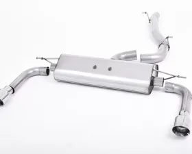Milltek Non-Resonated Catback Exhaust System Audi A3 2.0 TFSI Quattro Sedan 8V (US-only) 2014-2020