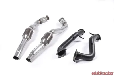 Milltek 3.00 inch Large Bore Downpipes and Hi-Flow Sports Cats Audi RS7 Sportback 4.0 V8 TFSI Bi-Turbo 2013-2015 - SSXAU554
