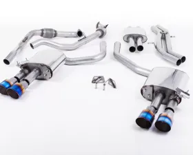 Milltek Catback Audi S4 3.0 Turbo V6 B9 - Saloon/Sedan & Avant (Non Sport Diff Cars) 2016-2023